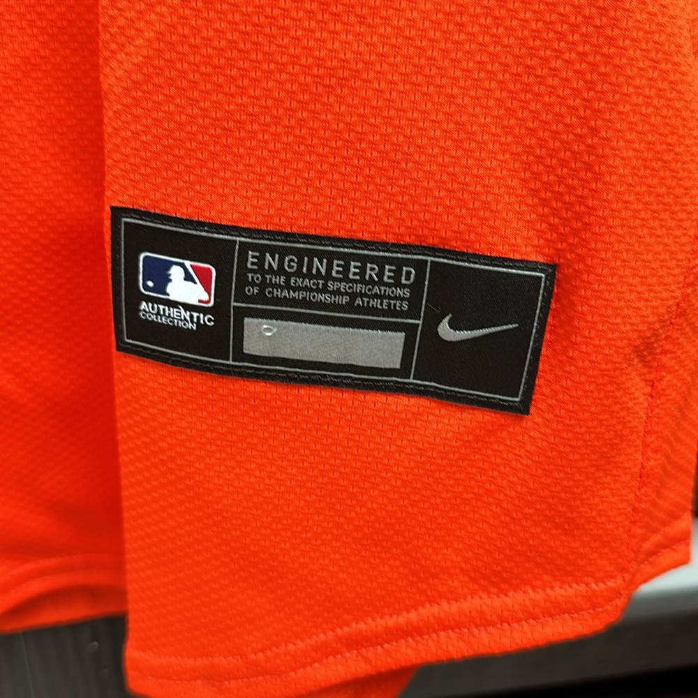 Adley Rutschman Baltimore Orioles Nike Alternate Elite Player Jersey - Orange - Picture 5 of 10
